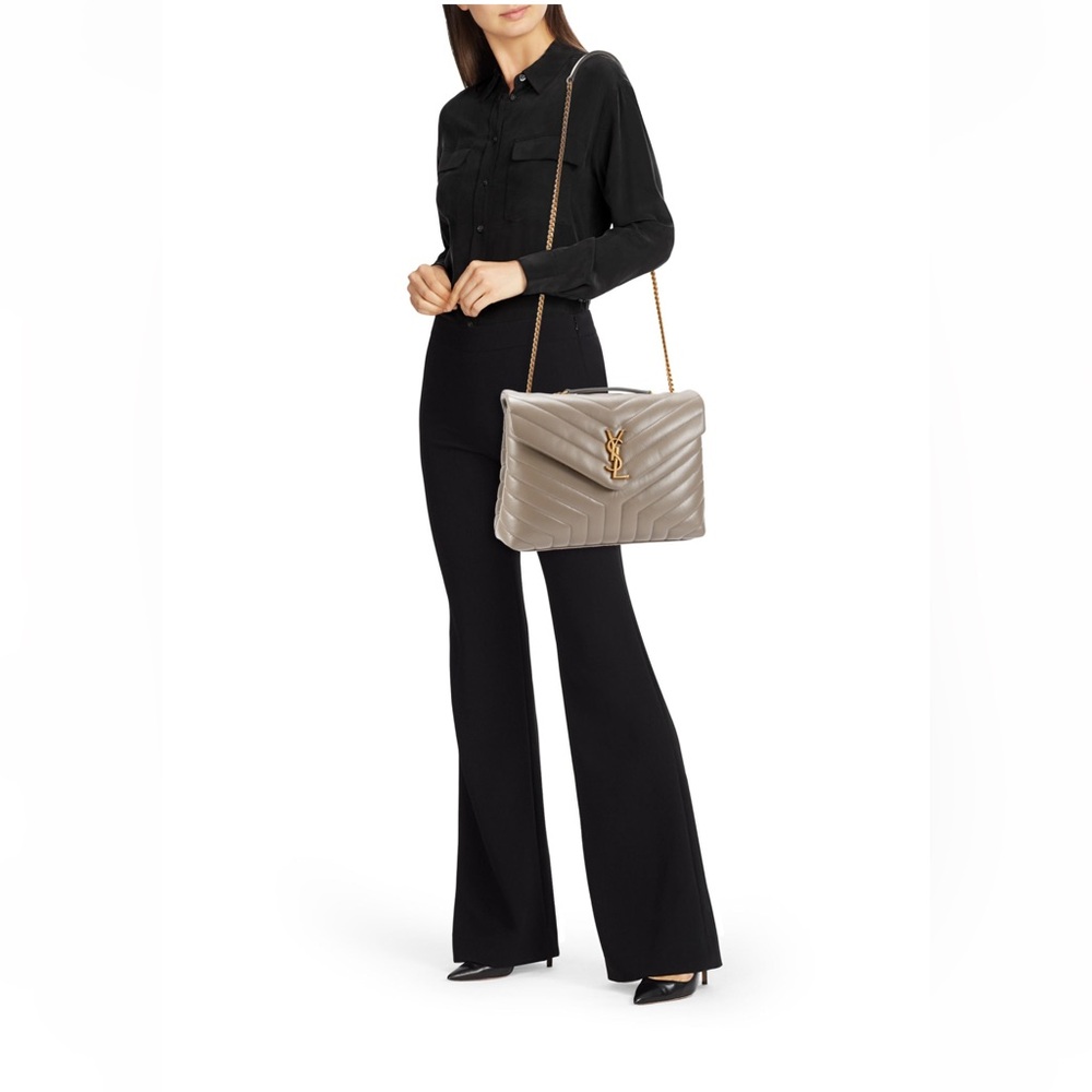 NWT Saint Laurent LouLou Medium Dark Grey